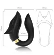 ARMONY - FOX VIBRATOR FOR COUPLES REMOTE CONTROL BLACK ARMONY - FOX VIBRATOR FOR COUPLES REMOTE CONTROL BLACK