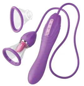 FANTASY FOR HER - ULTIMATE PLEASURE MAX SUCTION HOSE WITH STIMULATING TONGUE PURPLE