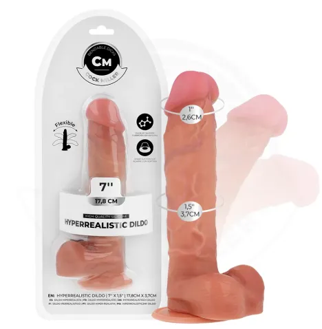COCK MILLER - DILDO ARTICOLABILE IPERREALISTICO 17,8 CM