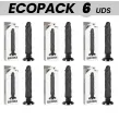 ECOPACK 6 UNIDADES - BASECOCK VIBRADOR REALÍSTICO 2-1 NATURAL NEGRO 20 CM -O- 4 CM ECOPACK 6 UNIDADES - BASECOCK VIBRADOR REALÍSTICO 2-1 NATURAL NEGRO 20 CM -O- 4 CM