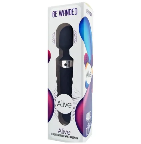 ALIVE - MASSEUR VIBRATEUR BE WANDED NOIR