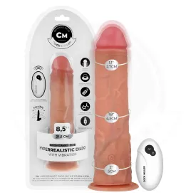 COCK MILLER - GODE RÉALISTE À VENTOUSE ET VIBRATION AVEC TÉLÉCOMMANDE 21,5 CM