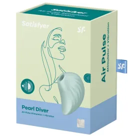 SATISFYER - PEARL DIVER STIMULATOR UND VIBRATOR GRÜN