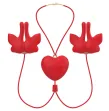 ARMONY - PINZAS PARA PEZONES MAGNÉTICA CON VIBRACIÓN FORMA MARIPOSA ROJO ARMONY - PINZAS PARA PEZONES MAGNÉTICA CON VIBRACIÓN FORMA MARIPOSA ROJO