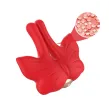 ARMONY - PINCES À TÉTONS MAGNÉTIQUES À VIBRATION FORME PAPILLON ROUGES ARMONY - PINCES À TÉTONS MAGNÉTIQUES À VIBRATION FORME PAPILLON ROUGES