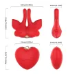 ARMONY - PINCES À TÉTONS MAGNÉTIQUES À VIBRATION FORME PAPILLON ROUGES ARMONY - PINCES À TÉTONS MAGNÉTIQUES À VIBRATION FORME PAPILLON ROUGES