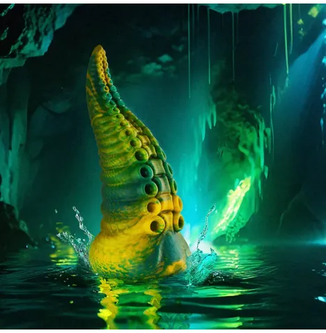 EPIC - DILDO TENTACOLO VERDE CETUS DI GRANDI DIMENSIONI