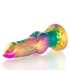 EPIC - DILDO IRIS CON TESTICOLI ARCOBALENO DI PIACERE