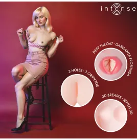 INTENSE DOLLS - POUPÉE GONFLABLE INGRID À TROIS ORIFICES