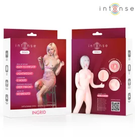 INTENSE DOLLS - BAMBOLA GONFIABILE INGRID CON TRE ORIFIZI