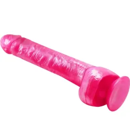 BAILE - REALISTISCHER ROSA DILDO DONG MIT SAUGNAPF