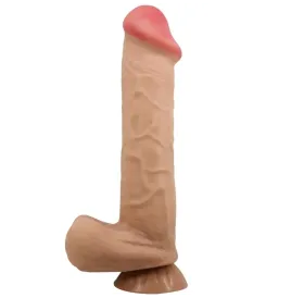 PRETTY LOVE - DILDO REALISTICO SLIDING SKIN SERIES CON VENTOSA SCORREVOLE DELLA PELLE FLESH 26 CM