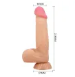 PRETTY LOVE - SLIDING SKIN SERIES REALISTISCHER DILDO MIT GLEITENDEM HAUT-SAUGNAP 21,8 CM PRETTY LOVE - SLIDING SKIN SERIES REALISTISCHER DILDO MIT GLEITENDEM HAUT-SAUGNAP 21,8 CM