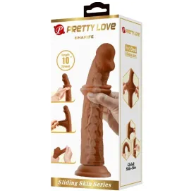 PRETTY LOVE - SHARIFE REALISTIC DILDO 25 CM BROWN