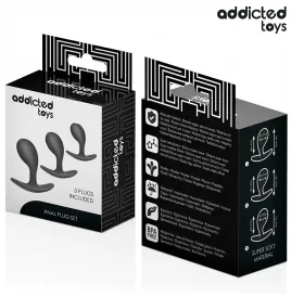 ADDICTED TOYS - LOT DE 3 PLUG ANAL MODÈLE 3
