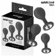 ADDICTED TOYS - SET DE 3 PLUG SILICONA ANAL CON JOYA ADDICTED TOYS - SET DE 3 PLUG SILICONA ANAL CON JOYA