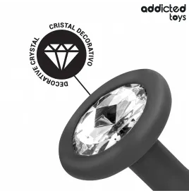 ADDICTED TOYS - SET OF 3 ANAL PLUG SILICONE WITH JEWEL