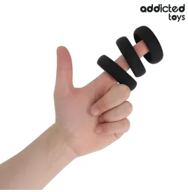 ADDICTED TOYS - LOT DANNEAUX PLATS EN SILICONE