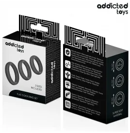 ADDICTED TOYS - LOT DANNEAUX PLATS EN SILICONE