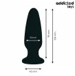 ADDICTED TOYS - PLUG ANAL CON JOYA SILICONA TALLA M 10,4 CM ADDICTED TOYS - PLUG ANAL CON JOYA SILICONA TALLA M 10,4 CM