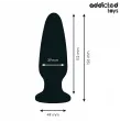 ADDICTED TOYS - ANAL PLUG MIT JUWEL GRÖSSE L 12,6 CM ADDICTED TOYS - ANAL PLUG MIT JUWEL GRÖSSE L 12,6 CM