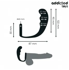 ADDICTED TOYS - PLUG ANAL AVEC ANNEAU MODÈLE 4