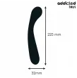 ADDICTED TOYS - DOUBLE ANAL MASSAGER SILICONE 22.5 CM ADDICTED TOYS - DOUBLE ANAL MASSAGER SILICONE 22.5 CM