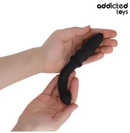 ADDICTED TOYS - DOUBLE ANAL MASSAGER SILICONE 16.5 CM