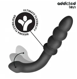 ADDICTED TOYS - MASAJEADOR ANAL DOBLE SILICONA 16,5 CM