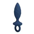 MR PLAY - TEXTURED ANAL PLUG WITH RING BLUE L MR PLAY - TEXTURED ANAL PLUG WITH RING BLUE L