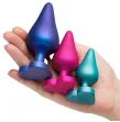 ROMP - LUSTER ANAL TRAINING KIT S-M-L WITH HEART-SHAPED BASE