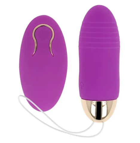 OHMAMA - UOVO VIBRANTE TELECOMANDO 10 VELOCITÀ VIOLA