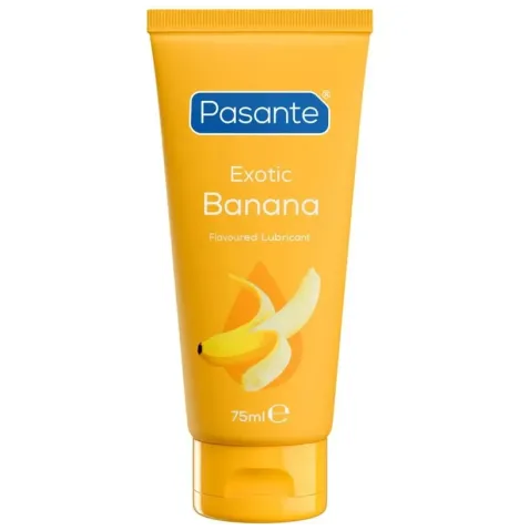 PASANTE – SCHMIERMITTEL AUF WASSERBASIS MIT BANANENGESCHMACK, 75 ML