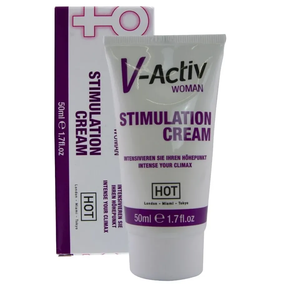 HOT - CRÈME STIMULANTE V-ACTIV POUR FEMMES 50 ML