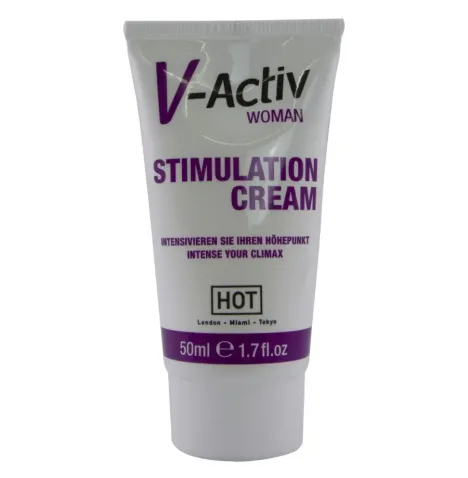 HOT - CRÈME STIMULANTE V-ACTIV POUR FEMMES 50 ML