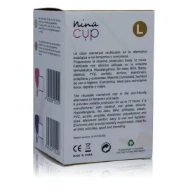 NINA KIKÍ - MENSTRUAL CUP ROSA - GRÖSSE L