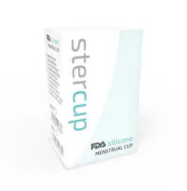 STERCUP - COUPE MENSTRUELLE EN SILICONE FDA AIGUE-MARINE - TAILLE L