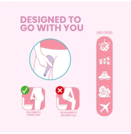 INTIMICHIC - ORINATOIO PORTATILE MONOUSO KIBI