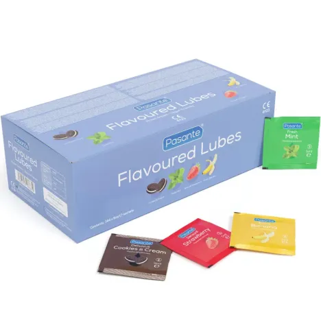 PASANTE - GESCHMACKSSCHMIERMITTEL BOX 144 EINHEITEN 5 ML