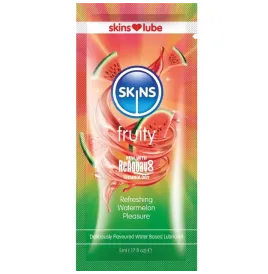 SKINS - FRUITY WATER-BASED LUBRICANT WATERMELON SINGLE-DOSE 5 ML