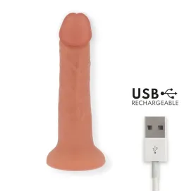 ONINDER - LARGE BOGOTÁ VIBRATOR DILDO 9 SPEEDS NATURAL 22 CM -O- 4.5 CM - FREE APP