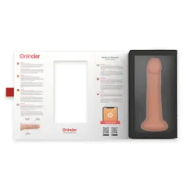 ONINDER - MITTLERER BOGOTÁ-VIBRATORDILDO MIT 9 GESCHWINDIGKEITEN NATÜRLICH 20 CM -O- 4.2 CM - KOSTENLOSE APP