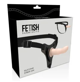 FETISH SUBMISSIVE HARNESS - SILIKON-FLEISCH-G-SPOT 12,5 CM