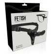FETISH SUBMISSIVE HARNESS - BLACK SILICONE G-SPOT 16 CM FETISH SUBMISSIVE HARNESS - BLACK SILICONE G-SPOT 16 CM