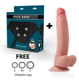 ROCKARMY - HARNAIS LÉOPARD DOUBLE DENSITÉ 23 CM -O- 4.77 CM