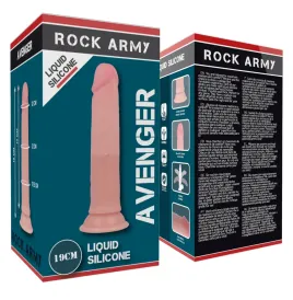 ROCKARMY - IMBRACATURA DILDO IN SILICONE LIQUIDO PREMIUM AVENGER 19 CM -O- 3.98 CM