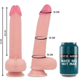 ROCKARMY - ARN S LIQUID SILICONE DILDO PREMIUM KINGCOBRA 24 CM -O- 4.77 CM