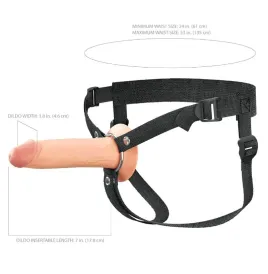 FANTASY X-TENSIONS ELITE - STRAP-ON IN SILICONE CAVO DA 17,8 CM