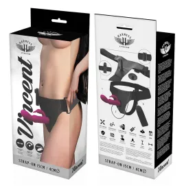 HARNESS ATTRACTION - ARNÉS VIBRADOR RABBIT VINCENT 15 CM -O- 4 CM