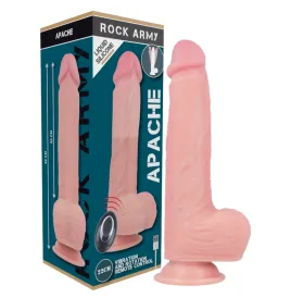 ROCKARMY - IMBRACATURA VIBRATORE IN SILICONE LIQUIDO TELECOMANDO APACHE PREMIUM 20.5 CM -O- 4.62 CM